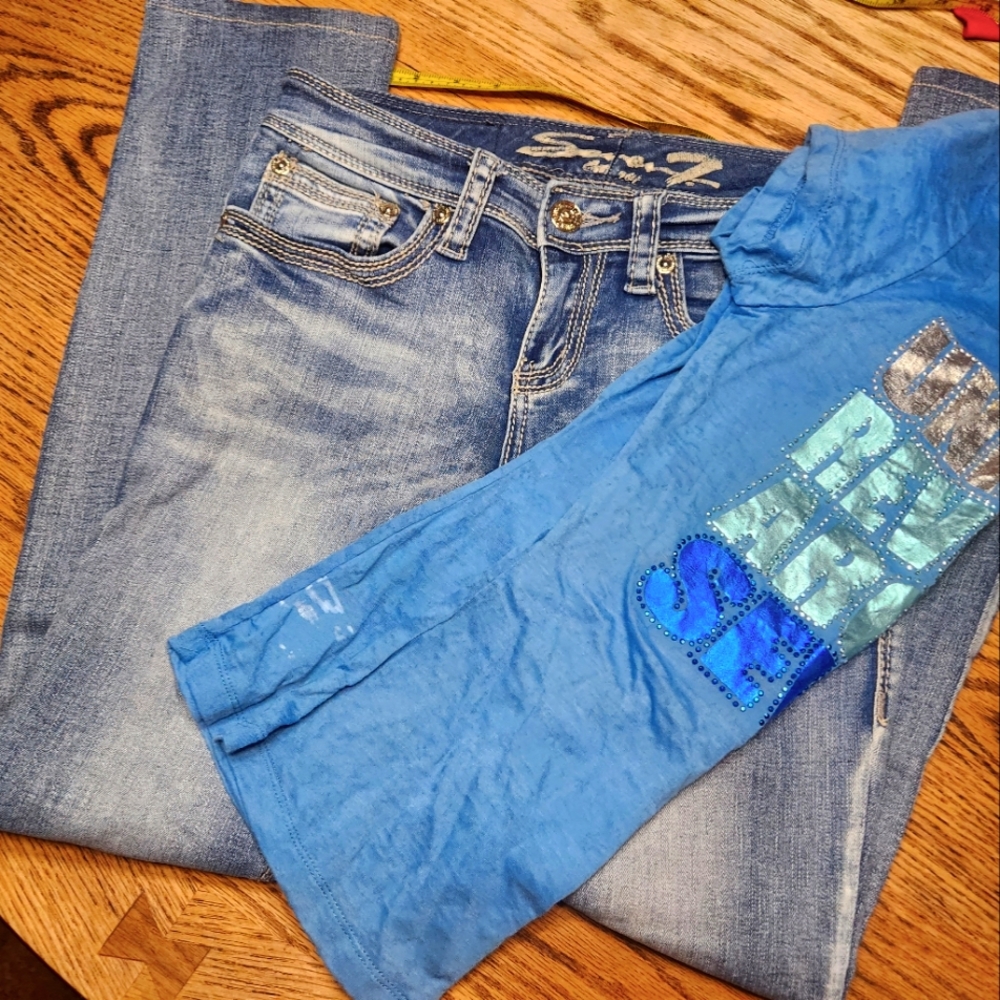 Seven 7 Jeans & T-shirt lot🎉